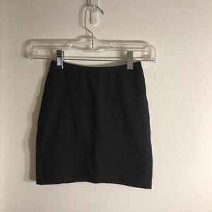 American Apparel Black Mini Skirt
